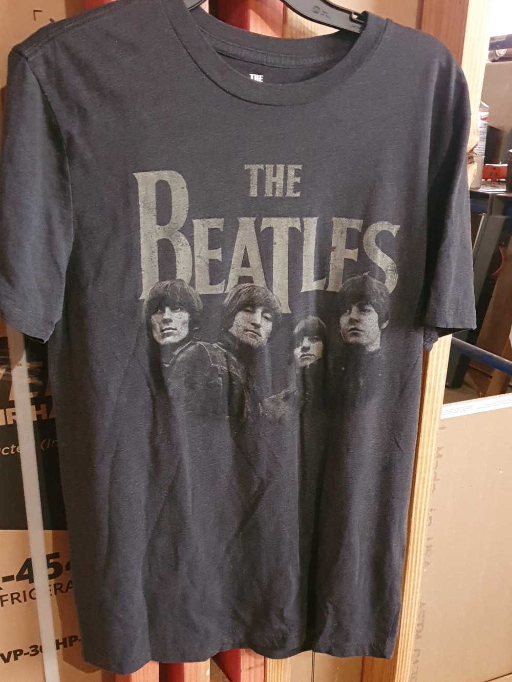 The Beatles Black Graphic Tee